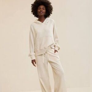 FULL SET-Aerie Essential Waffle Hoodie and Trouser